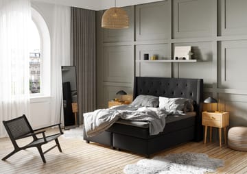 Imperia Sengegavl 210 cm - Sort - Møbler - Senge - Sengetilbehør & sengegavl - Sengegavle