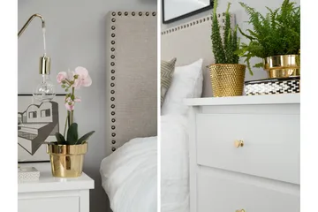 Jolie sengegavl 185 cm lav - Beige - Møbler - Senge - Sengetilbehør & sengegavl - Sengegavle