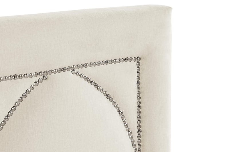 Leva Sengegavl 140cm - Beige/Velour - Møbler - Senge - Sengetilbehør & sengegavl - Sengegavle