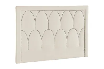 Leva Sengegavl 160cm - Beige/Velour - Møbler - Senge - Sengetilbehør & sengegavl - Sengegavle
