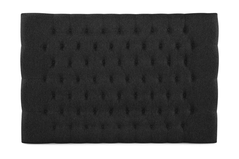 Lucky Diamant Sengegavl 180 cm - Sort/Grå - Møbler - Senge - Sengetilbehør & sengegavl - Sengegavle