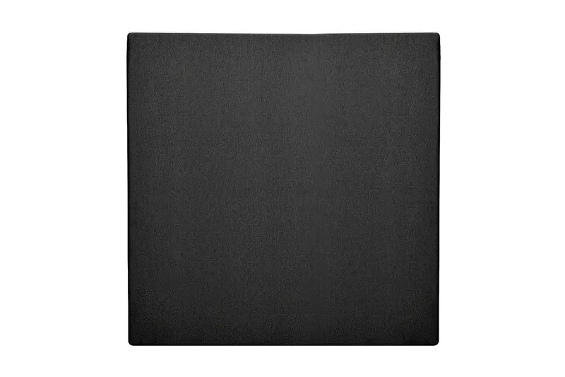 Lucky sengegavl 150 cm glat, Sort/Grå