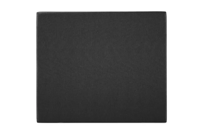 Lucky Sengegavl Glat 140 cm, Sort/Grå