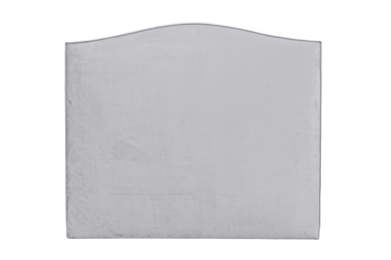 Malta Sengegavl 180 cm, Lys grå / velour