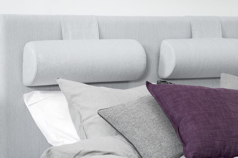 Meja Glat Sengegavl 180x120 - Lysegrå - Møbler - Senge - Sengetilbehør & sengegavl - Sengegavle