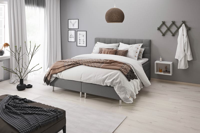 Montana sengegavl 120 cm - Grå - Møbler - Senge - Sengetilbehør & sengegavl - Sengegavle
