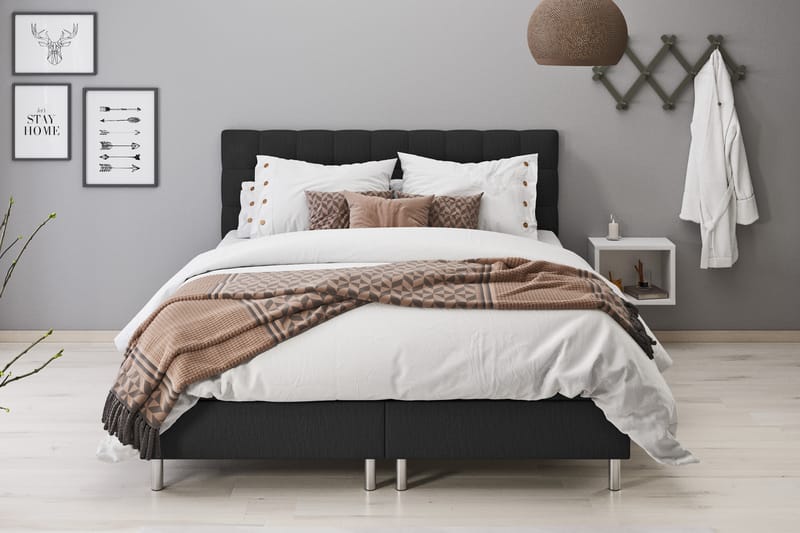 Montana sengegavl 120 cm - Mørkegrå - Sengegavle