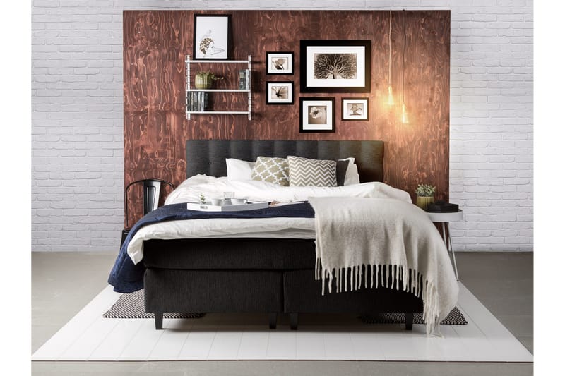 Pascale sengegavl 160 cm - sort - Møbler - Senge - Sengetilbehør & sengegavl - Sengegavle