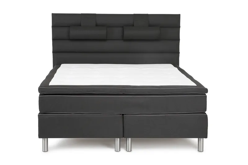 Queen Linjeret Sengegavl, 170 cm Sort