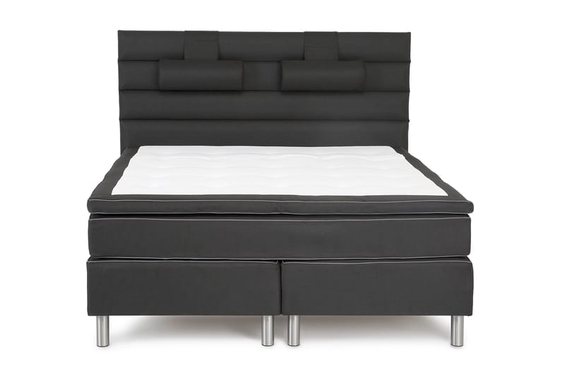 Queen Linjeret Sengegavl, 170 cm Sort