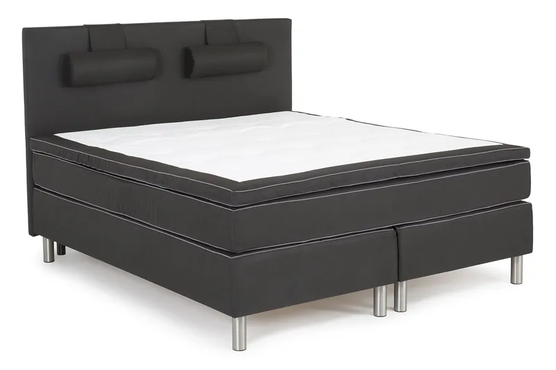 Queen sengegavl 180 cm glat - sort - Møbler - Senge - Sengetilbehør & sengegavl - Sengegavle