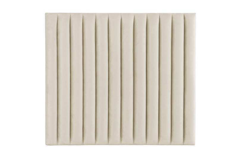 Rakel Sengegavl 120cm - Beige/Velour - Møbler - Senge - Sengetilbehør & sengegavl - Sengegavle