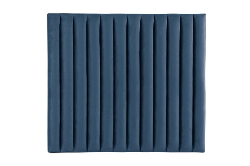 Rakel Sengegavl 120cm, Mørkeblå/Velour