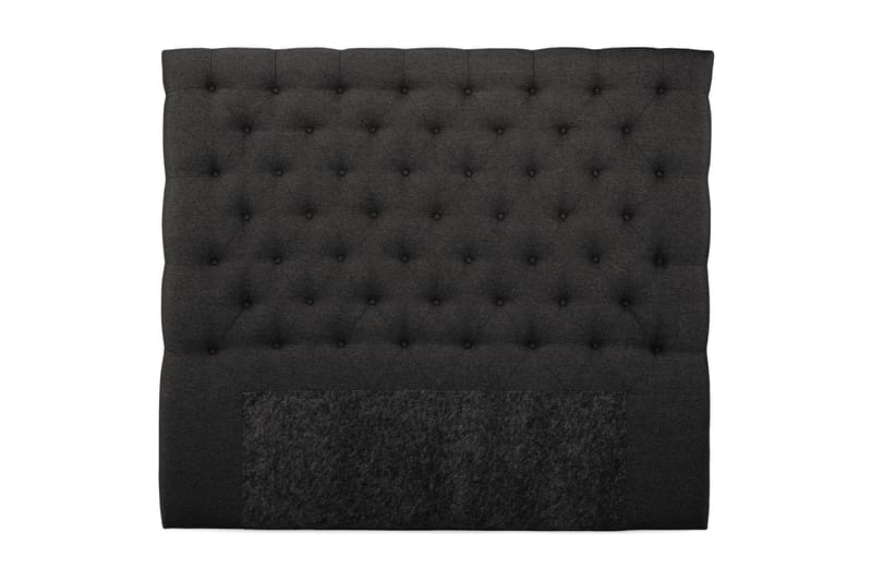 Royal sengegavl 180 cm høj - mørkegrå - Sengegavle
