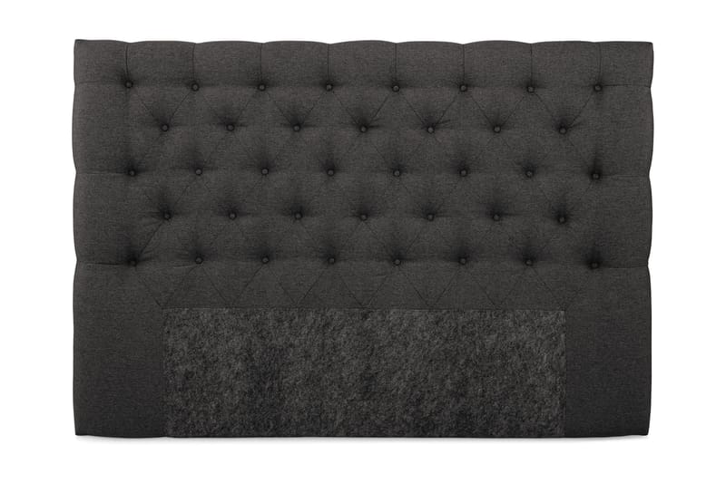 Royal sengegavl 180 cm - mørkegrå - Sengegavle