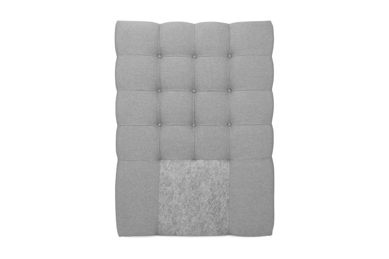 Royal sengegavl 80 cm knapper, lysegrå