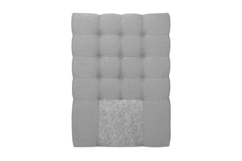 Royal Sengegavl med Knapper 90 cm - Lysegrå - Møbler - Senge - Sengetilbehør & sengegavl - Sengegavle