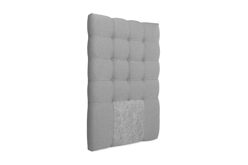 Royal Sengegavl med Knapper 90 cm - Lysegrå - Møbler - Senge - Sengetilbehør & sengegavl - Sengegavle