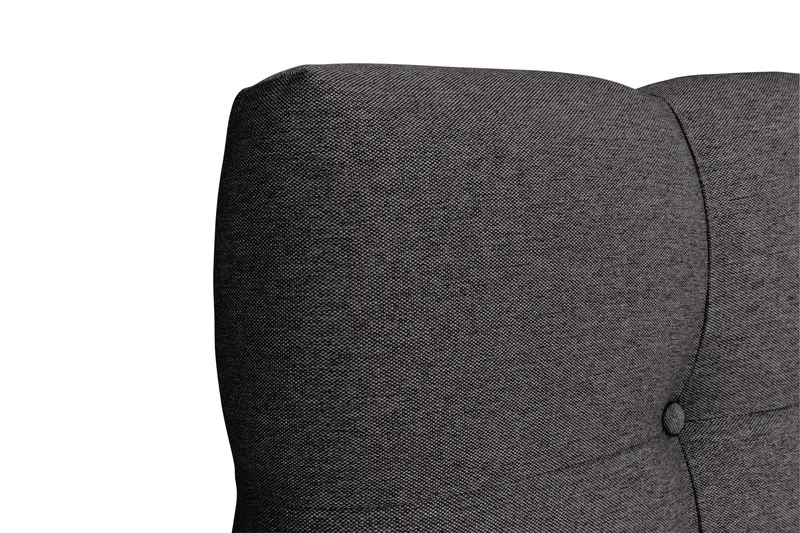 Royal Sengegavl med Knapper 90 cm - Mørkegrå - Møbler - Senge - Sengetilbehør & sengegavl - Sengegavle