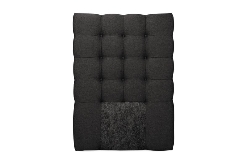 Royal Sengegavl med Knapper 90 cm - Mørkegrå - Møbler - Senge - Sengetilbehør & sengegavl - Sengegavle