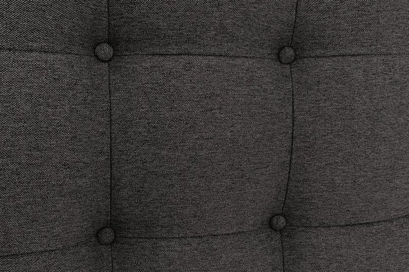 Royal Sengegavl med Knapper 90 cm - Mørkegrå - Møbler - Senge - Sengetilbehør & sengegavl - Sengegavle