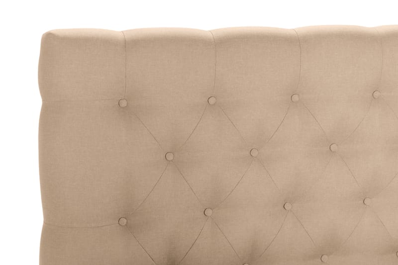 Scarlett Dybttuftet gavl 140 - Beige - Møbler - Senge - Sengetilbehør & sengegavl - Sengegavle