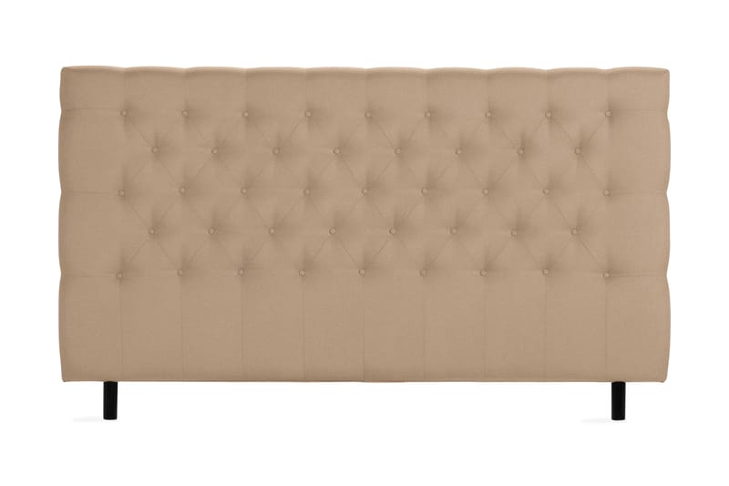 Scarlett Dybttuftet gavl 180 - Beige - Møbler - Senge - Sengetilbehør & sengegavl - Sengegavle