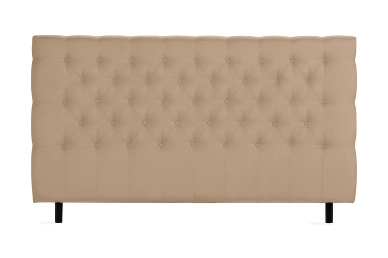 Scarlett Dybttuftet gavl 180 - Beige - Sengegavle