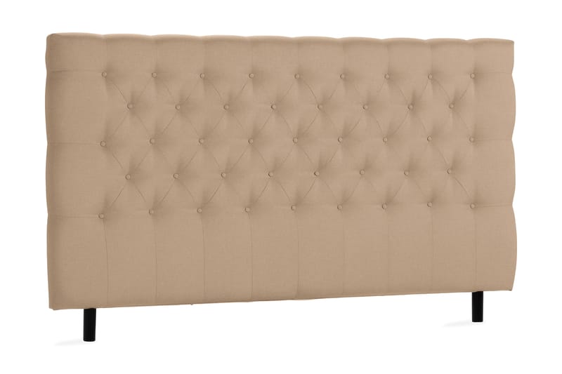 Scarlett Dybttuftet gavl 180 - Beige - Møbler - Senge - Sengetilbehør & sengegavl - Sengegavle