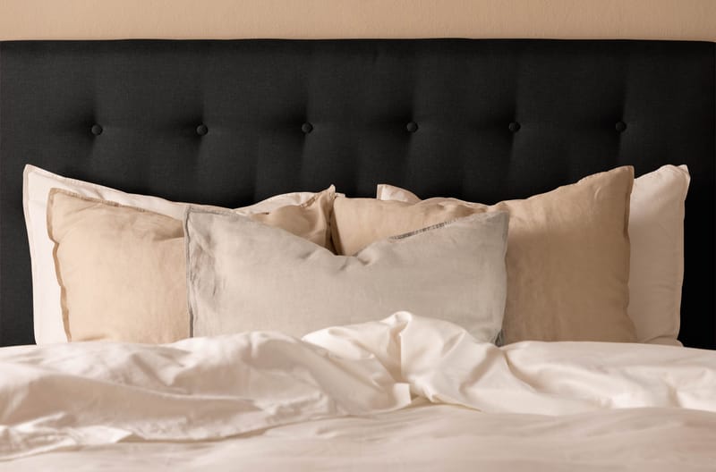 Scarlett Glat gavl 90 - Sort - Møbler - Senge - Sengetilbehør & sengegavl - Sengegavle