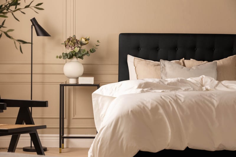 Scarlett Glat gavl 90 - Sort - Møbler - Senge - Sengetilbehør & sengegavl - Sengegavle