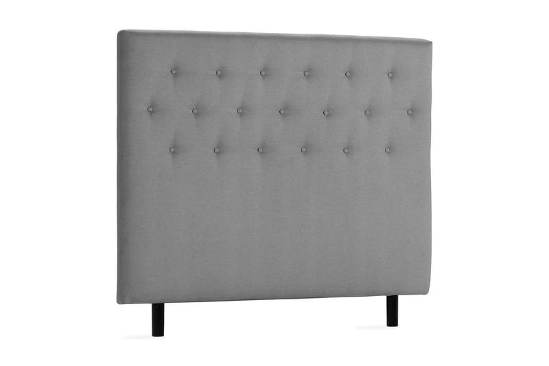 Scarlett Knappet gavl 120 - Grå - Møbler - Senge - Sengetilbehør & sengegavl - Sengegavle