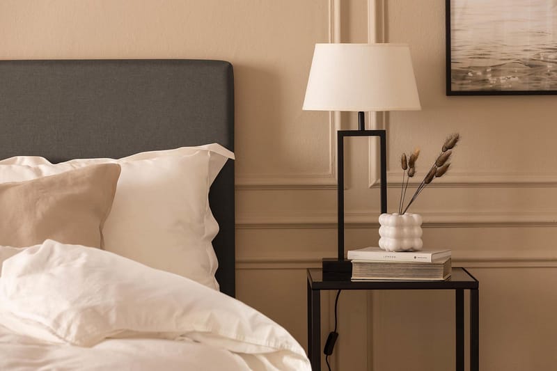 Scarlett Knappet gavl 120 - Mørkgrå - Møbler - Senge - Sengetilbehør & sengegavl - Sengegavle