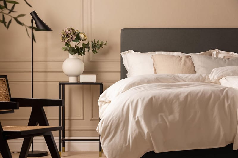 Scarlett Knappet gavl 120 - Mørkgrå - Møbler - Senge - Sengetilbehør & sengegavl - Sengegavle