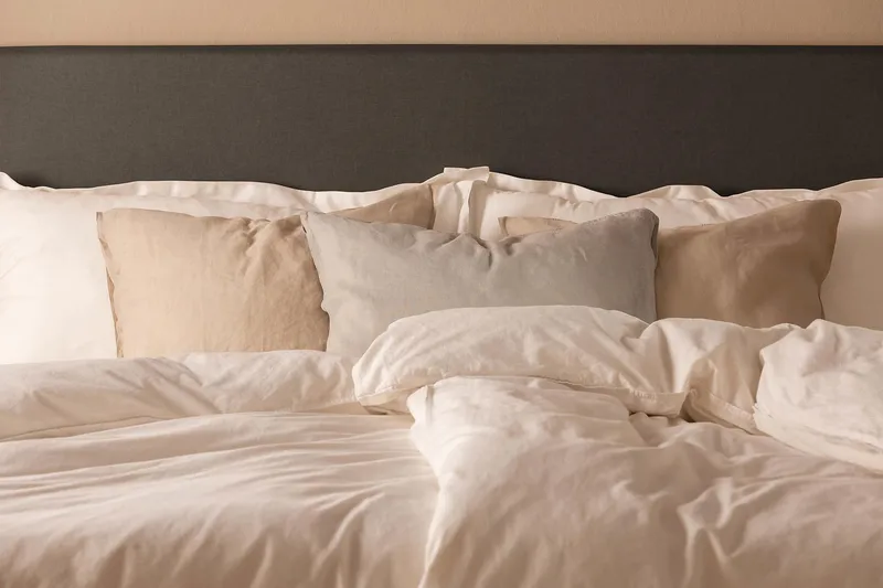 Scarlett Knappet gavl 120 - Mørkgrå - Møbler - Senge - Sengetilbehør & sengegavl - Sengegavle