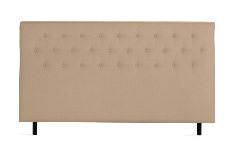 Scarlett Knappet gavl 180 - Beige - Sengegavle