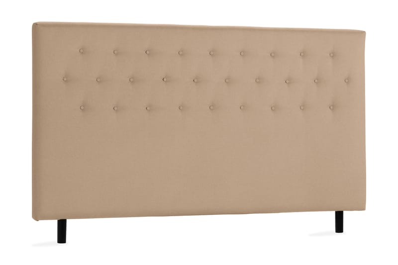 Scarlett Knappet gavl 210 - Beige - Sengegavle