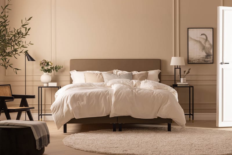 Scarlett Knappet gavl 90 - Brun - Møbler - Senge - Sengetilbehør & sengegavl - Sengegavle