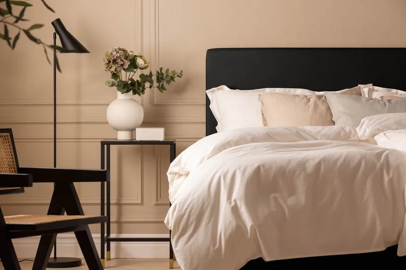Scarlett Knappet gavl 90 - Sort - Møbler - Senge - Sengetilbehør & sengegavl - Sengegavle