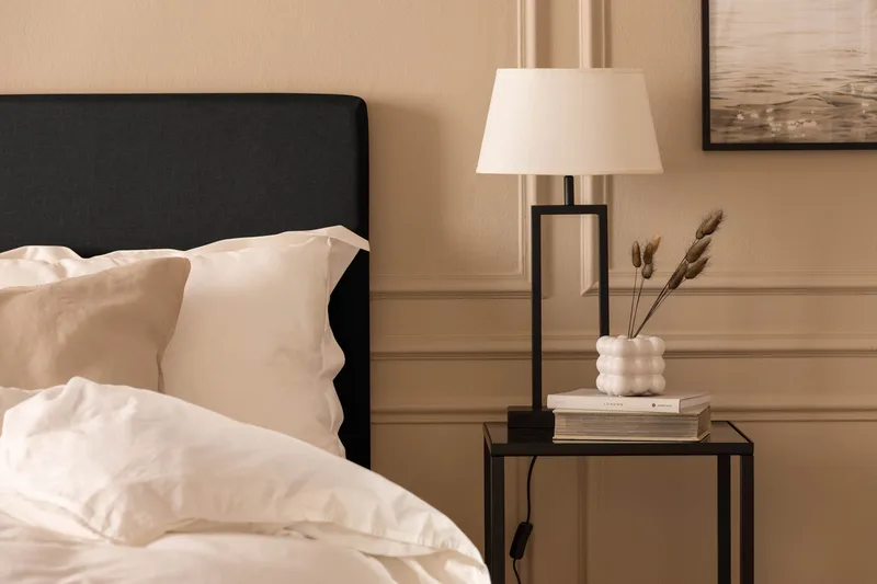 Scarlett Knappet gavl 90 - Sort - Møbler - Senge - Sengetilbehør & sengegavl - Sengegavle