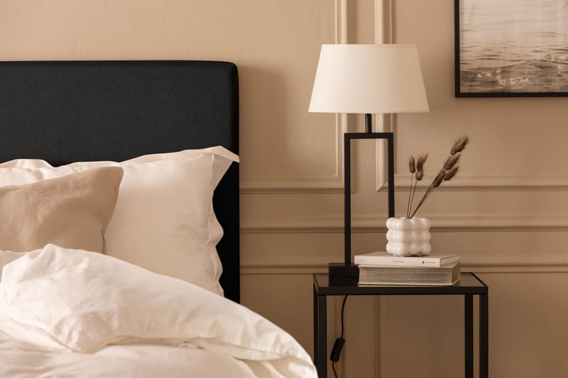 Scarlett Knappet gavl 90 - Sort - Møbler - Senge - Sengetilbehør & sengegavl - Sengegavle