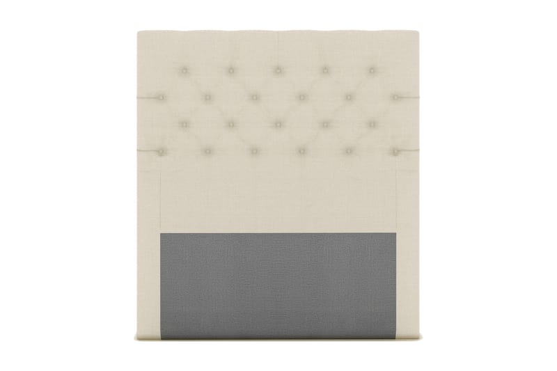 Select sengegavl 120 cm dybt tuftet, Beige