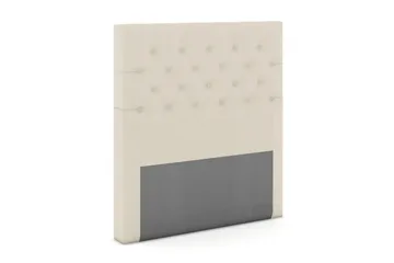 Select sengegavl 120 cm dybt tuftet - Beige - Møbler - Senge - Sengetilbehør & sengegavl - Sengegavle