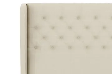 Select sengegavl 120 cm med sider - Beige - Møbler - Senge - Sengetilbehør & sengegavl - Sengegavle