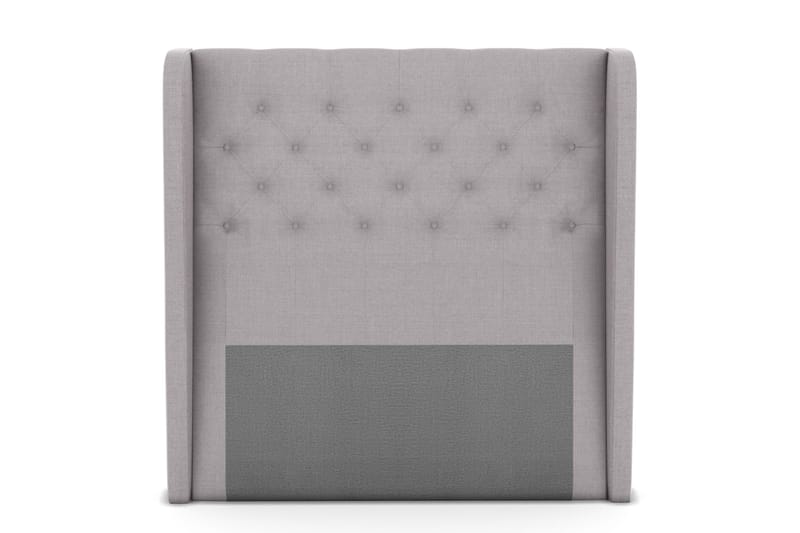 Select sengegavl 120 cm med sider, lysegrå