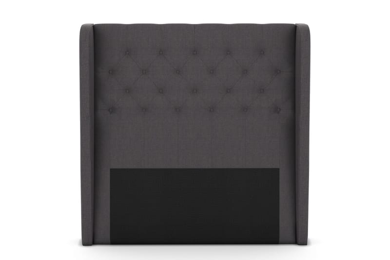 Select sengegavl 120 cm med sider - mørkegrå - Møbler - Senge - Sengetilbehør & sengegavl - Sengegavle