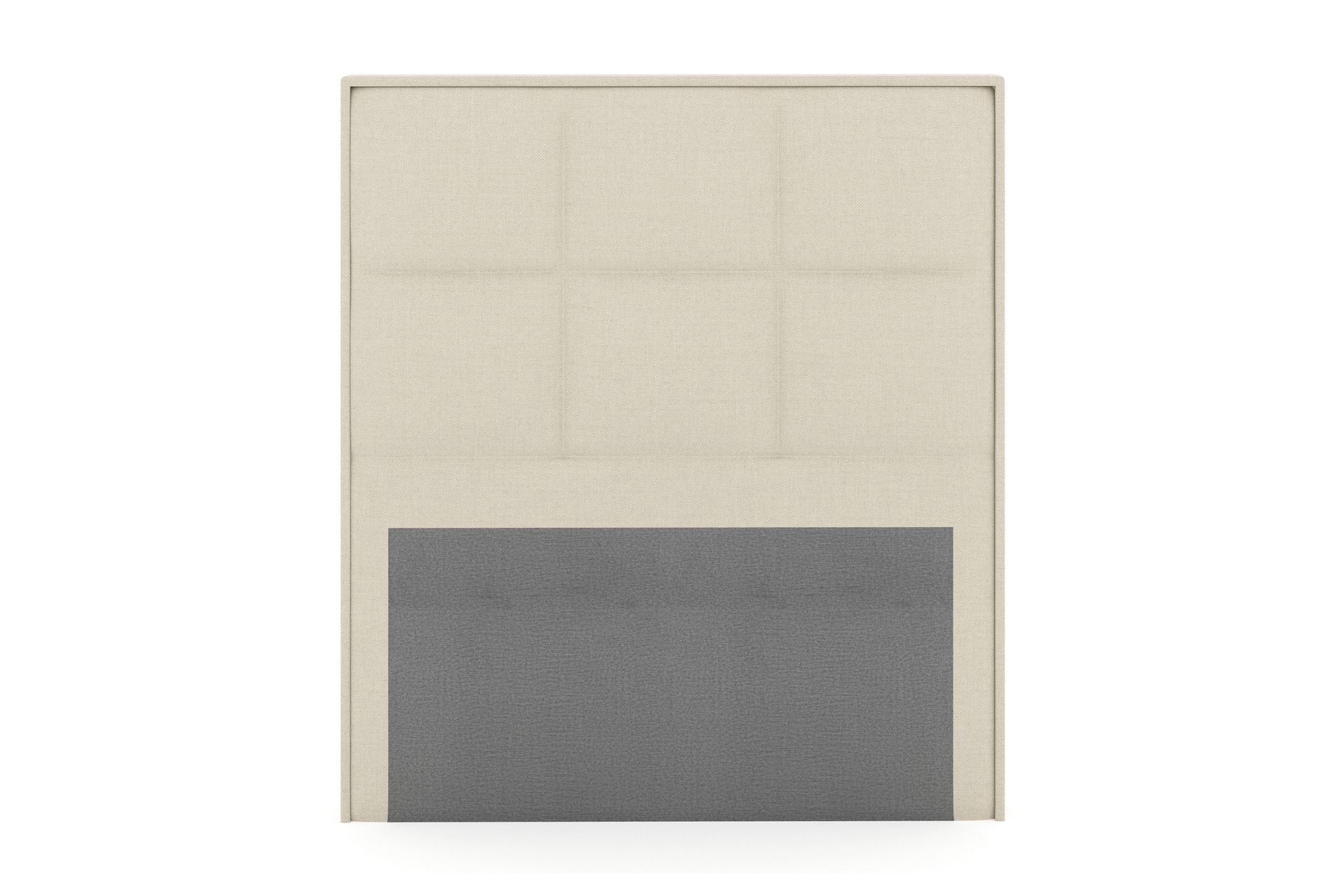 Select sengegavl 120 cm ternet - Beige - Møbler - Senge - Sengetilbehør & sengegavl - Sengegavle