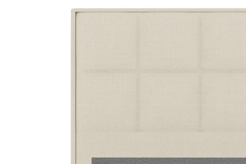 Select sengegavl 120 cm ternet - Beige - Møbler - Senge - Sengetilbehør & sengegavl - Sengegavle