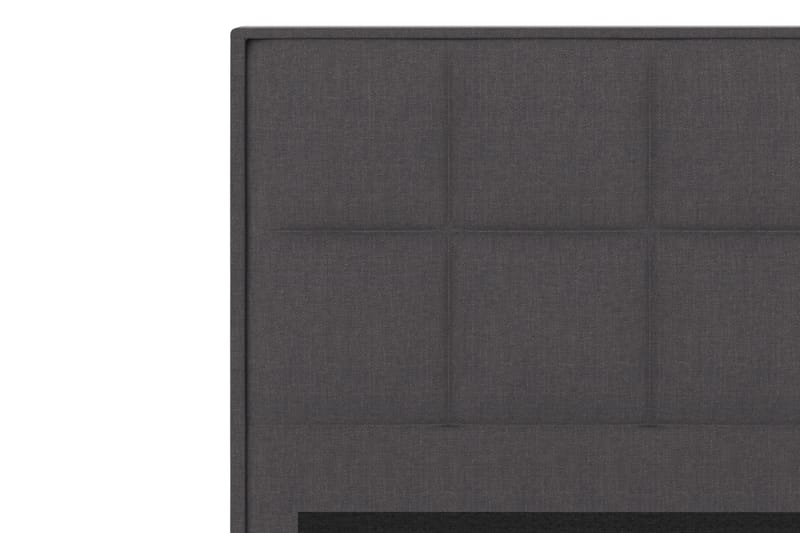 Select sengegavl 120 cm ternet - mørkegrå - Sengegavle