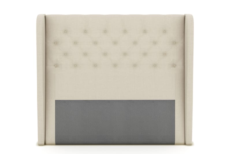 Select sengegavl 140 cm med sider, Beige